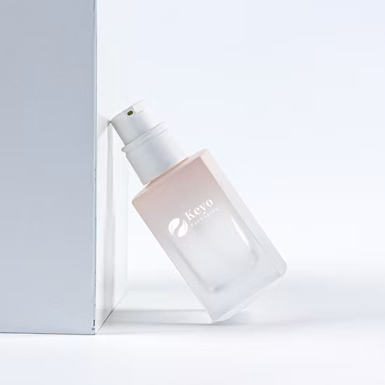 Beliebte leere 20 ml 30 ml 50 ml 150 ml quadratische Glaspumpe, kosmetische Flüssiggrundierungsflasche mit Verschluss