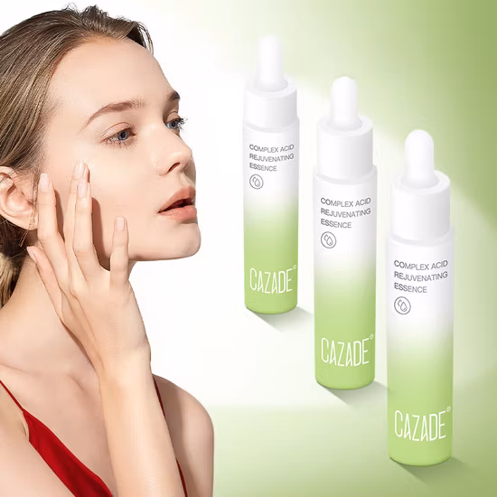 Reinigungsöl Großhandel 30/50 ml Hautpflege Bernsteinflasche Quadratischer Kleber Pipette Glas Serumflasche Dicker Boden Haarpflege Essenzflasche